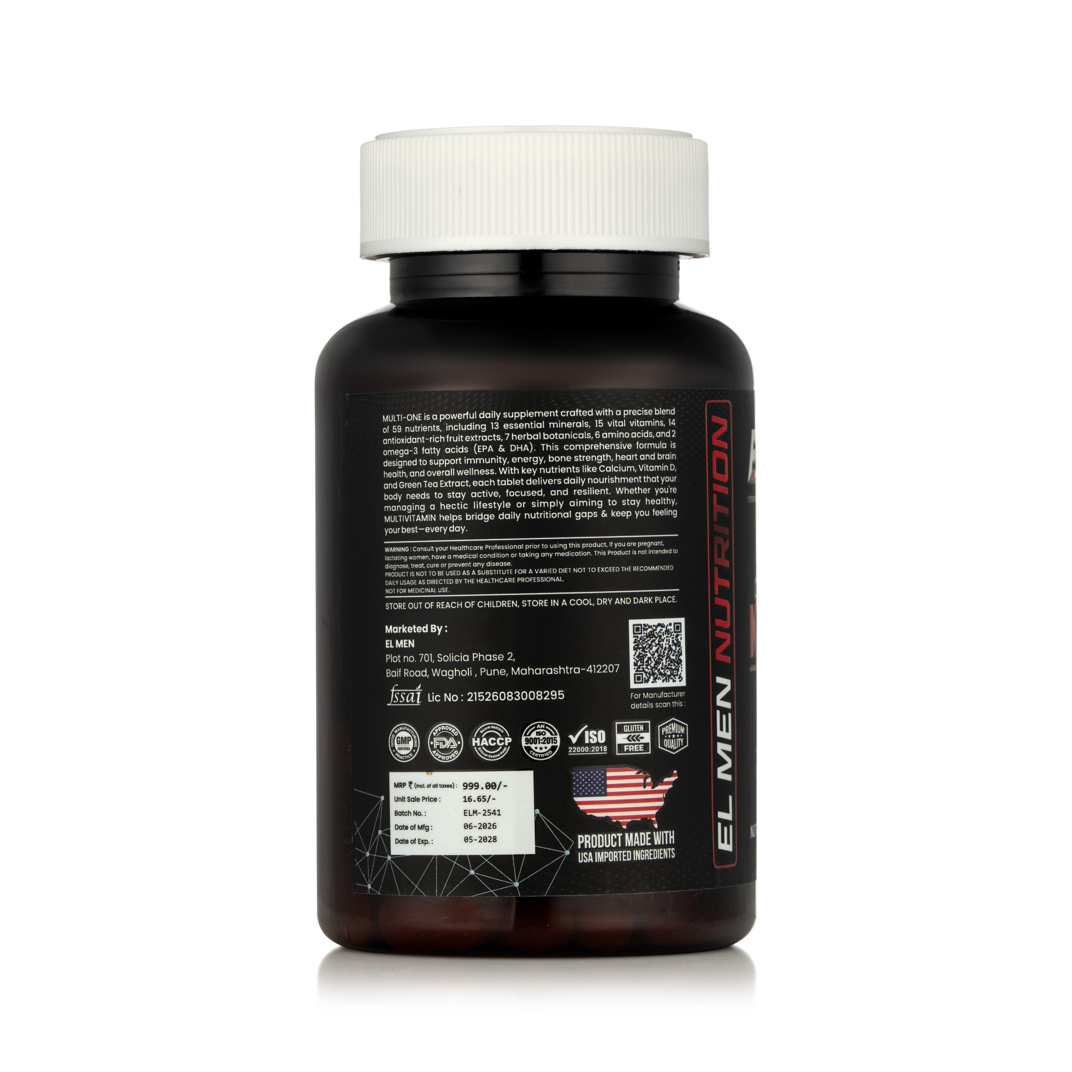 ELMEN Nutrition Hunter Pre-Workout – Sex on the Beach Flavour (180g)