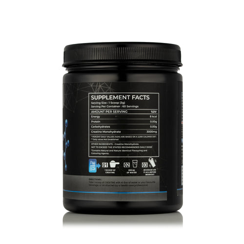 ELMEN Nutrition Micronized Creatine Monohydrate – Unflavoured (240g)